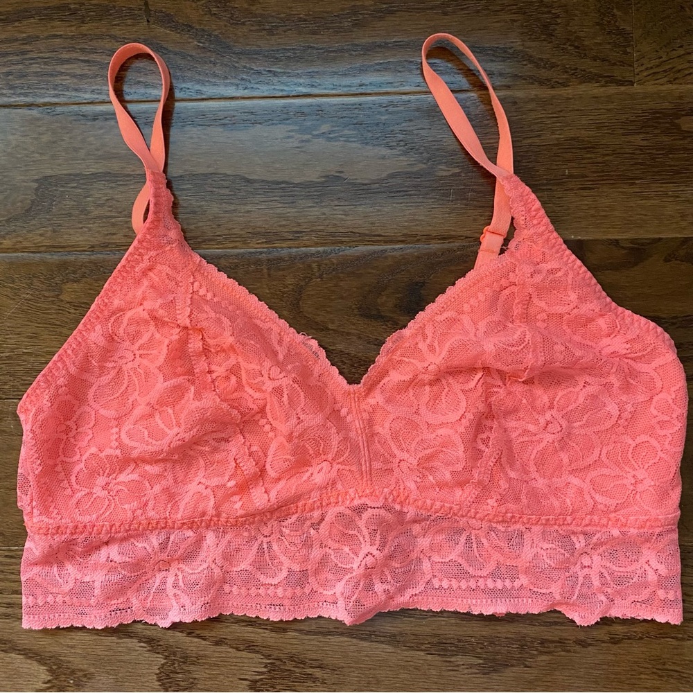 Victoria Secret Orange Lace Bralette